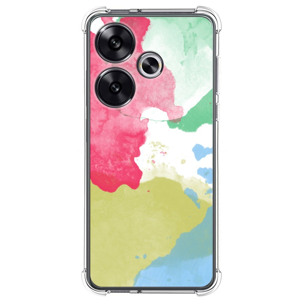 Funda Silicona Antigolpes para Xiaomi Poco F6 5G diseño Acuarela 02 Dibujos