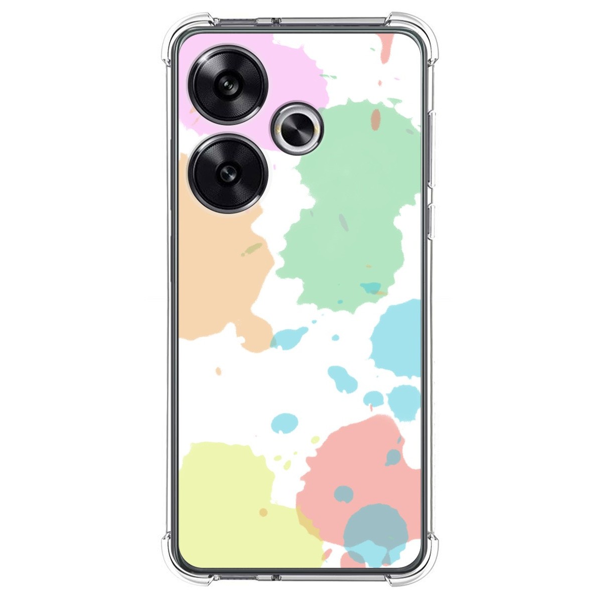 Funda Silicona Antigolpes para Xiaomi Poco F6 5G diseño Acuarela 05 Dibujos