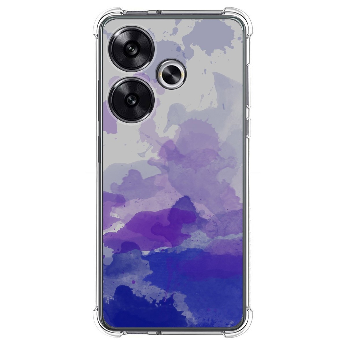 Funda Silicona Antigolpes para Xiaomi Poco F6 5G diseño Acuarela 09 Dibujos