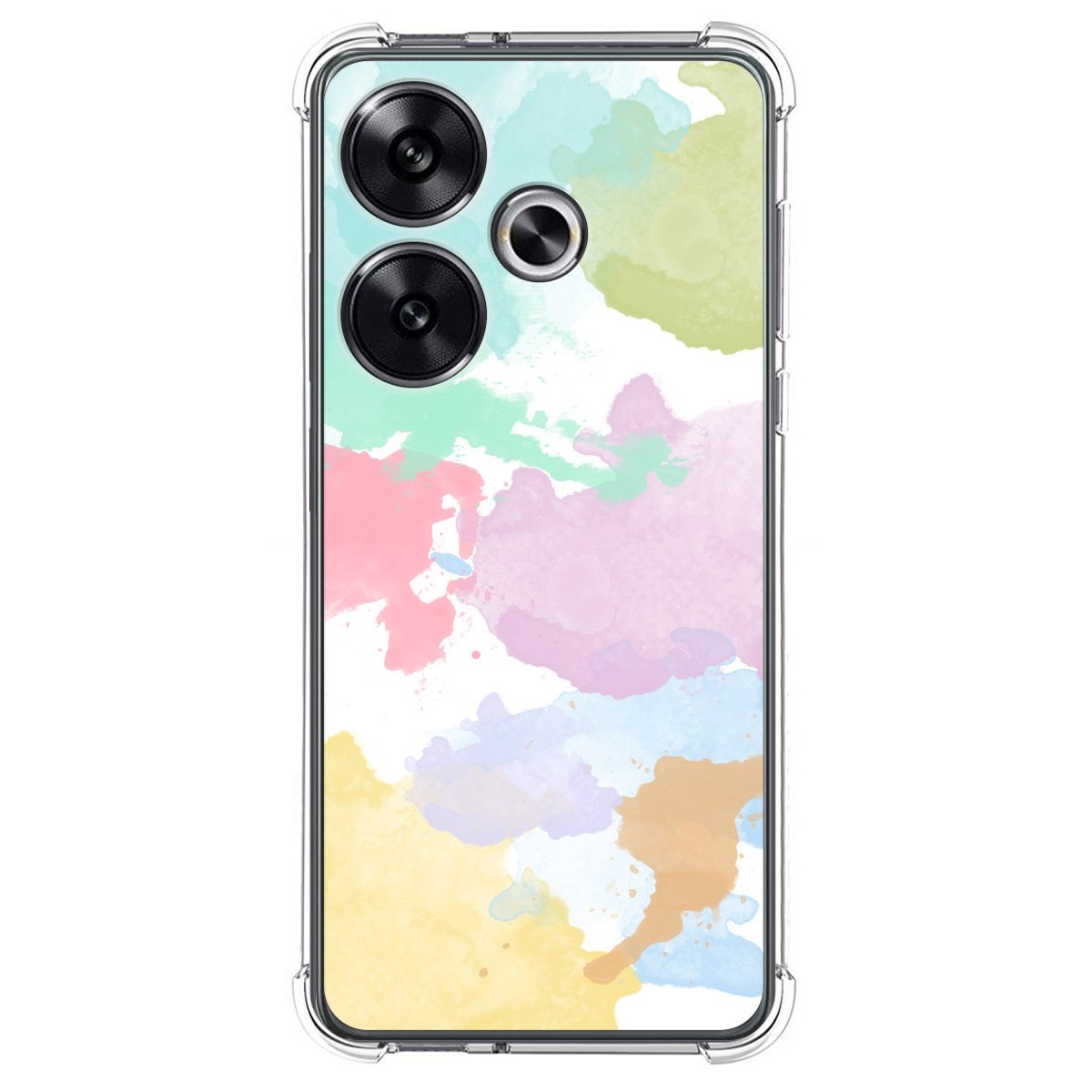 Funda Silicona Antigolpes para Xiaomi Poco F6 5G diseño Acuarela 11 Dibujos