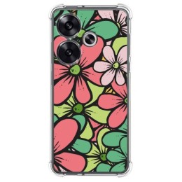 Funda Silicona Antigolpes para Xiaomi Poco F6 5G diseño Flores 02 Dibujos
