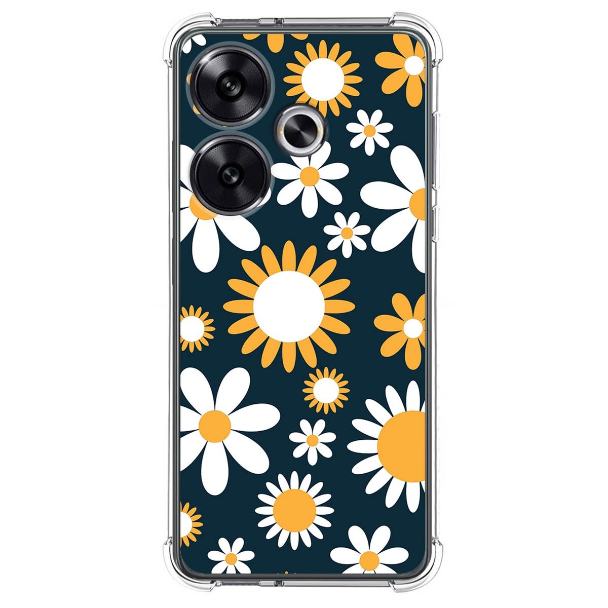 Funda Silicona Antigolpes para Xiaomi Poco F6 5G diseño Flores 08 Dibujos