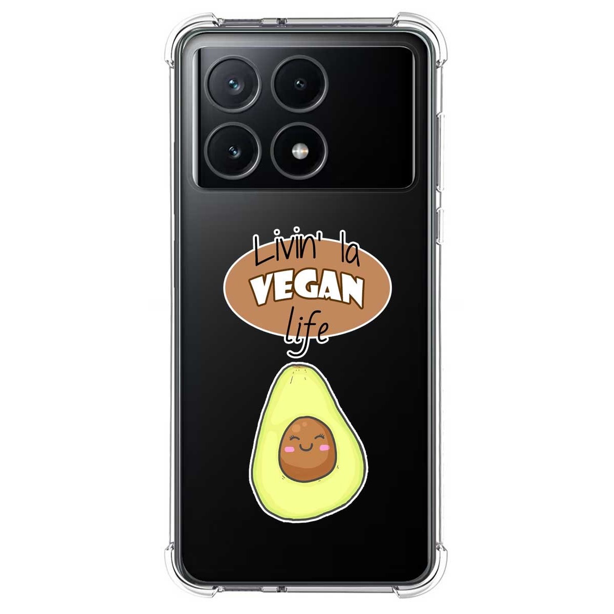 Funda Silicona Antigolpes para Xiaomi Poco F6 Pro 5G diseño Vegan Life Dibujos