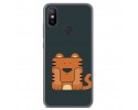 Funda Gel Tpu para Xiaomi Mi 6X / Mi A2 Diseño Tigre Dibujos