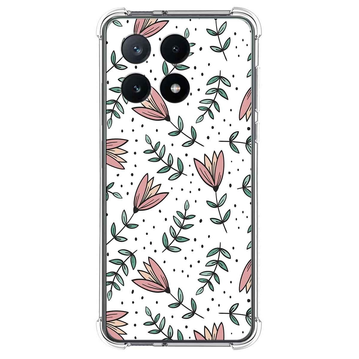 Funda Silicona Antigolpes para Xiaomi Poco F6 Pro 5G diseño Flores 01 Dibujos