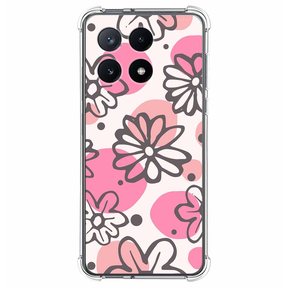 Funda Silicona Antigolpes para Xiaomi Poco F6 Pro 5G diseño Flores 09 Dibujos