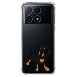Funda Silicona Antigolpes para Xiaomi Poco F6 Pro 5G diseño Perros 04 Dibujos