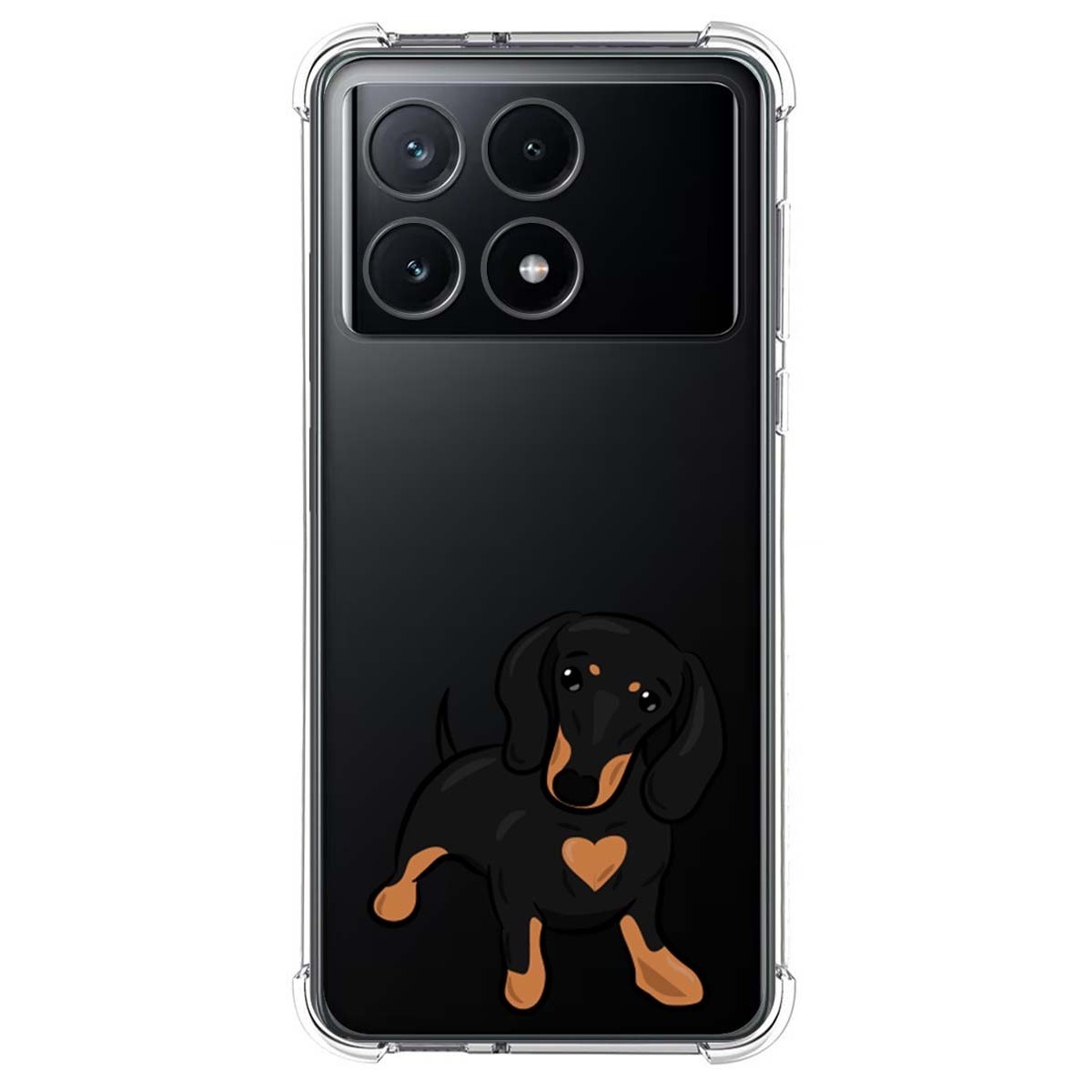 Funda Silicona Antigolpes para Xiaomi Poco F6 Pro 5G diseño Perros 04 Dibujos