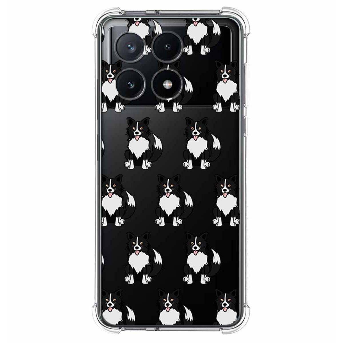 Funda Silicona Antigolpes para Xiaomi Poco F6 Pro 5G diseño Perros 07 Dibujos