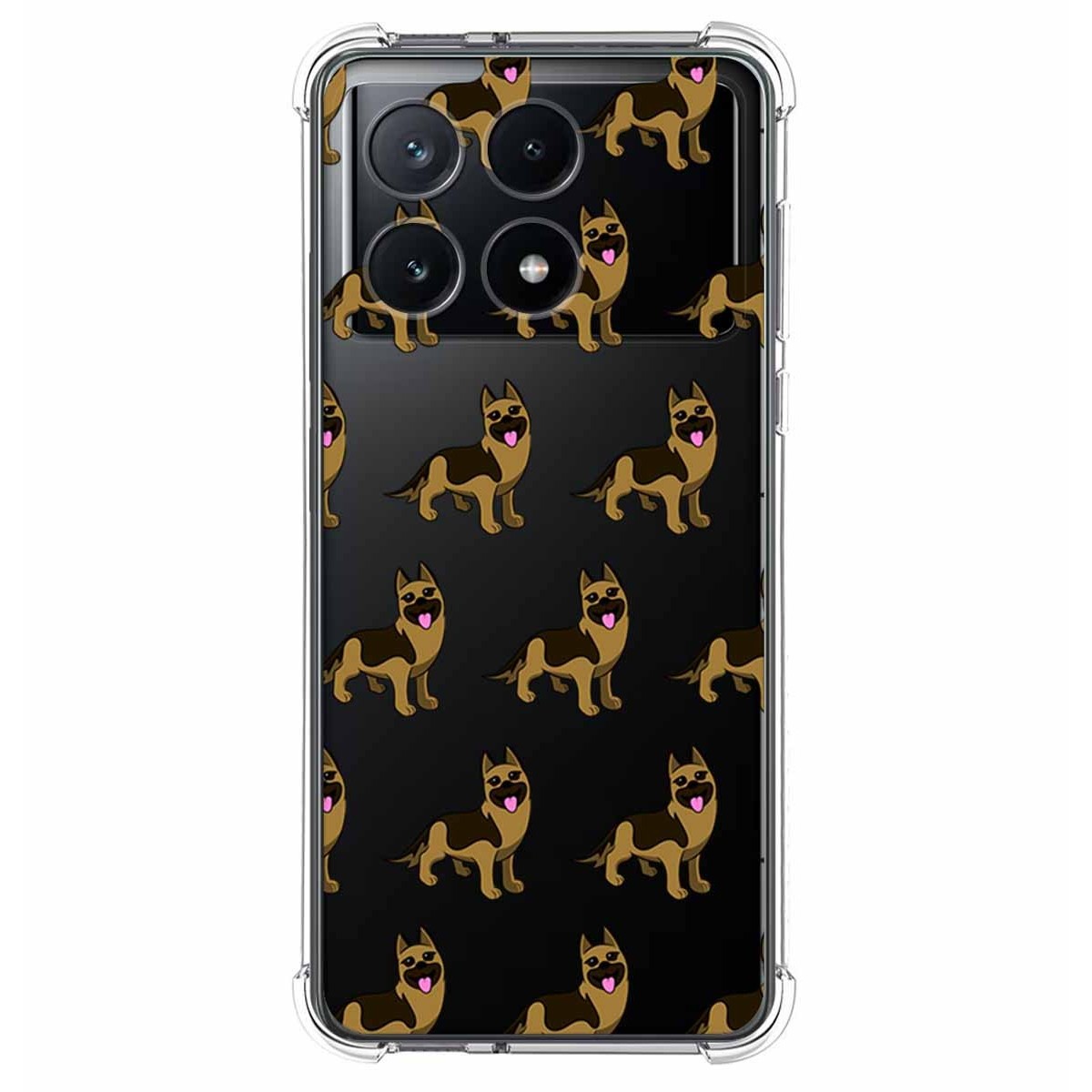 Funda Silicona Antigolpes para Xiaomi Poco F6 Pro 5G diseño Perros 09 Dibujos