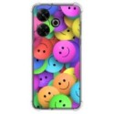 Funda Silicona Antigolpes para Xiaomi Poco M6 4G diseño Smile Dibujos