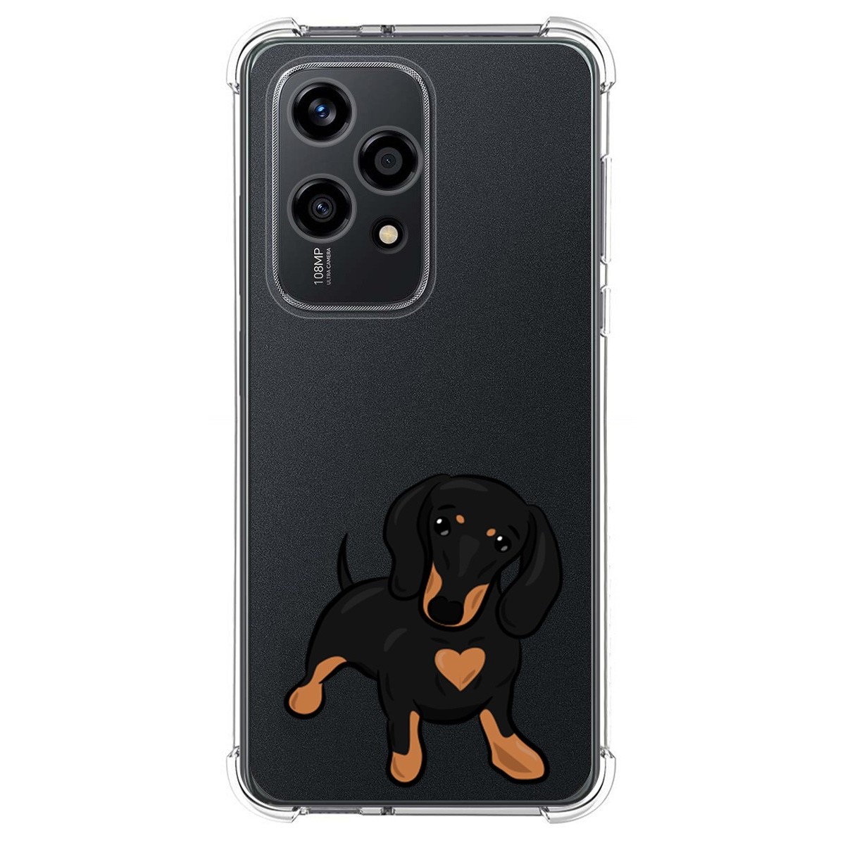 Funda Silicona Antigolpes para Huawei Honor 200 Lite 5G diseño Perros 04 Dibujos