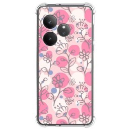 Funda Silicona Antigolpes para Realme GT 6 / GT 6T 5G diseño Flores 07 Dibujos