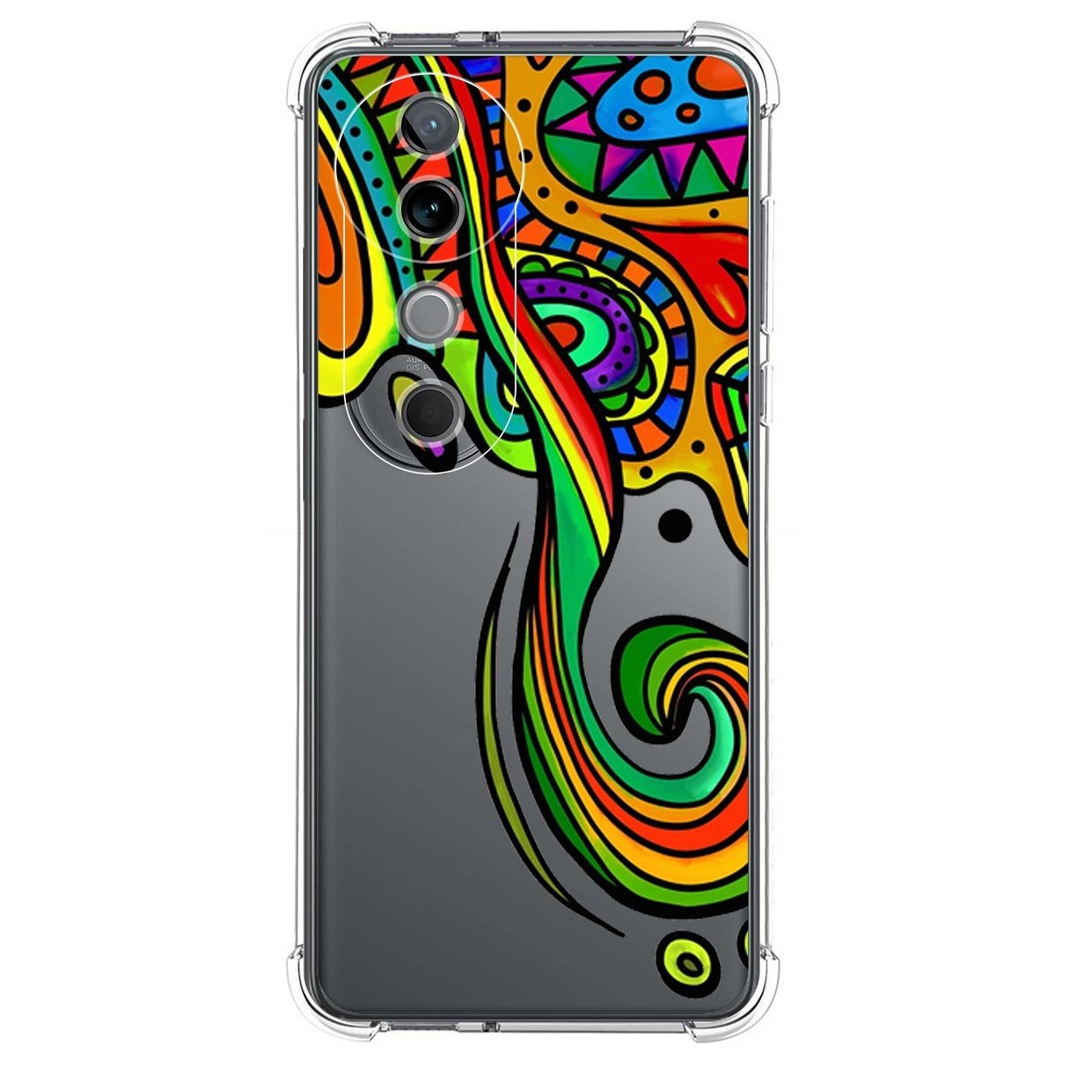 Funda Silicona Antigolpes para Vivo V40 5G diseño Colores Dibujos
