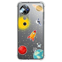 Funda Silicona Antigolpes para Vivo V40 5G diseño Espacio Dibujos