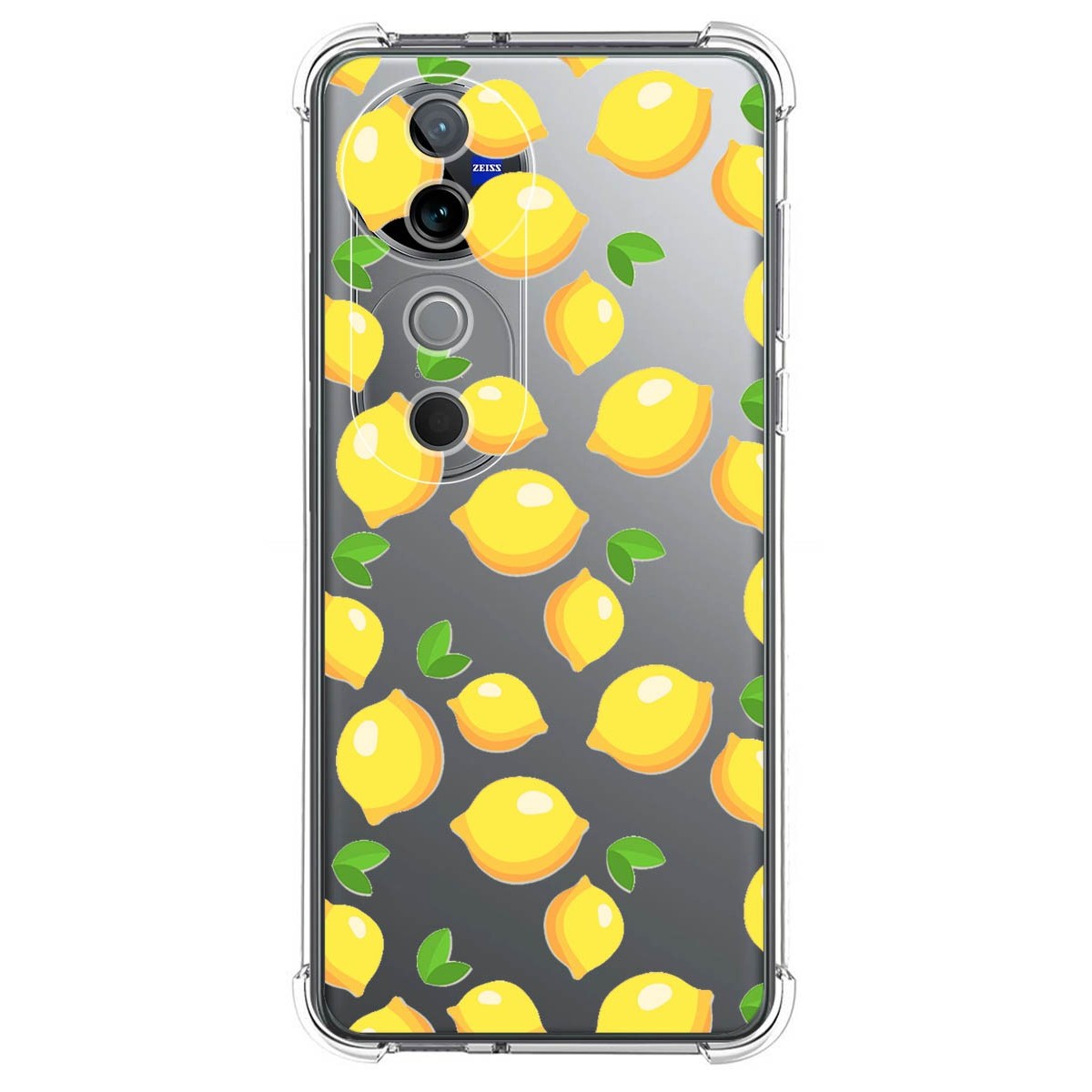 Funda Silicona Antigolpes para Vivo V40 5G diseño Limones Dibujos