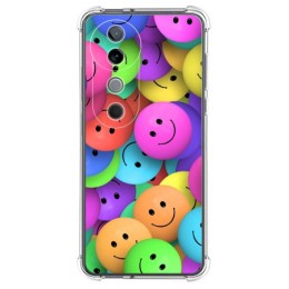 Funda Silicona Antigolpes para Vivo V40 5G diseño Smile Dibujos