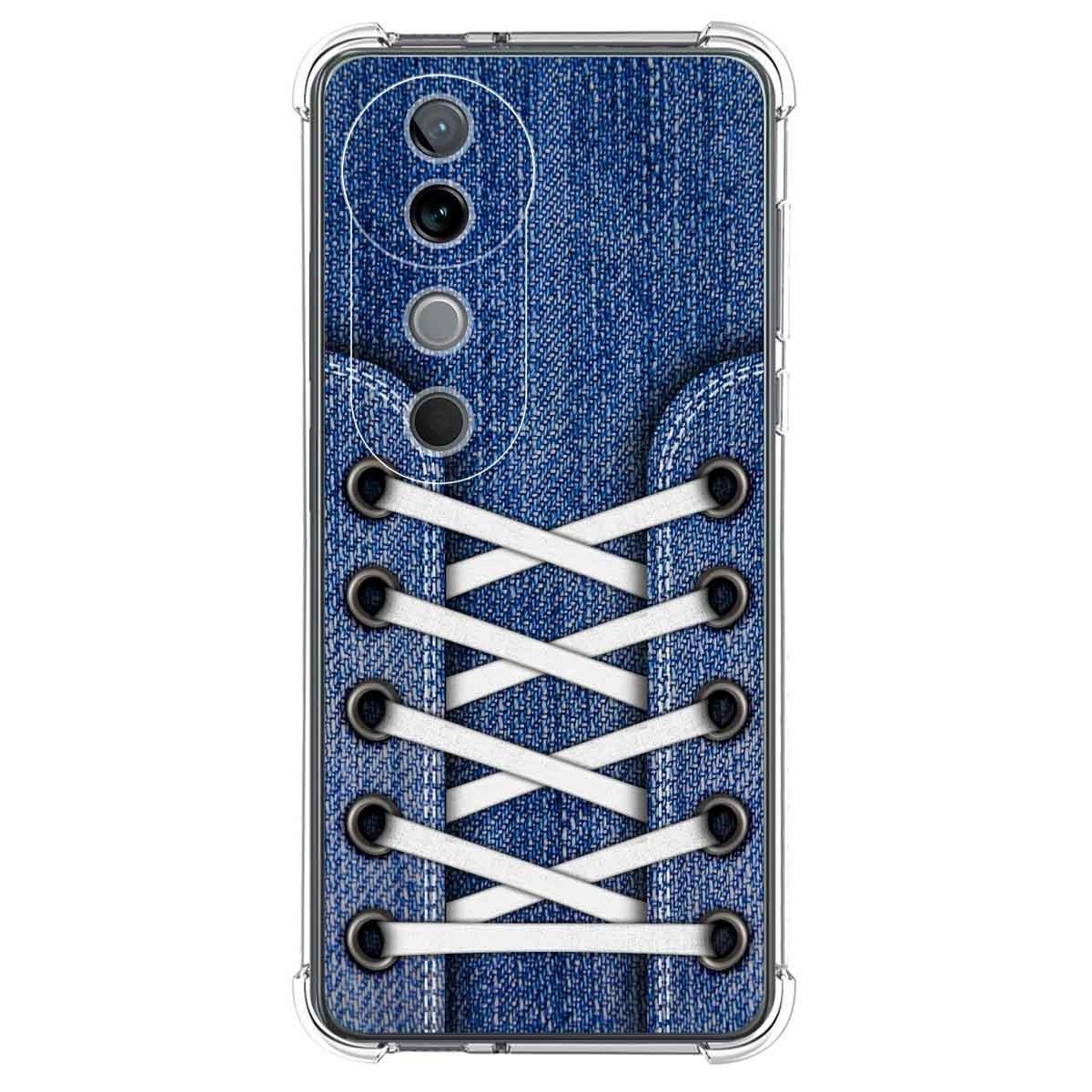 Funda Silicona Antigolpes para Vivo V40 5G diseño Zapatillas 01 Dibujos