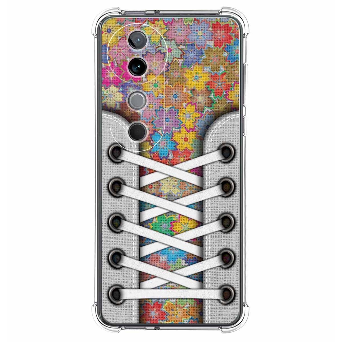 Funda Silicona Antigolpes para Vivo V40 5G diseño Zapatillas 05 Dibujos