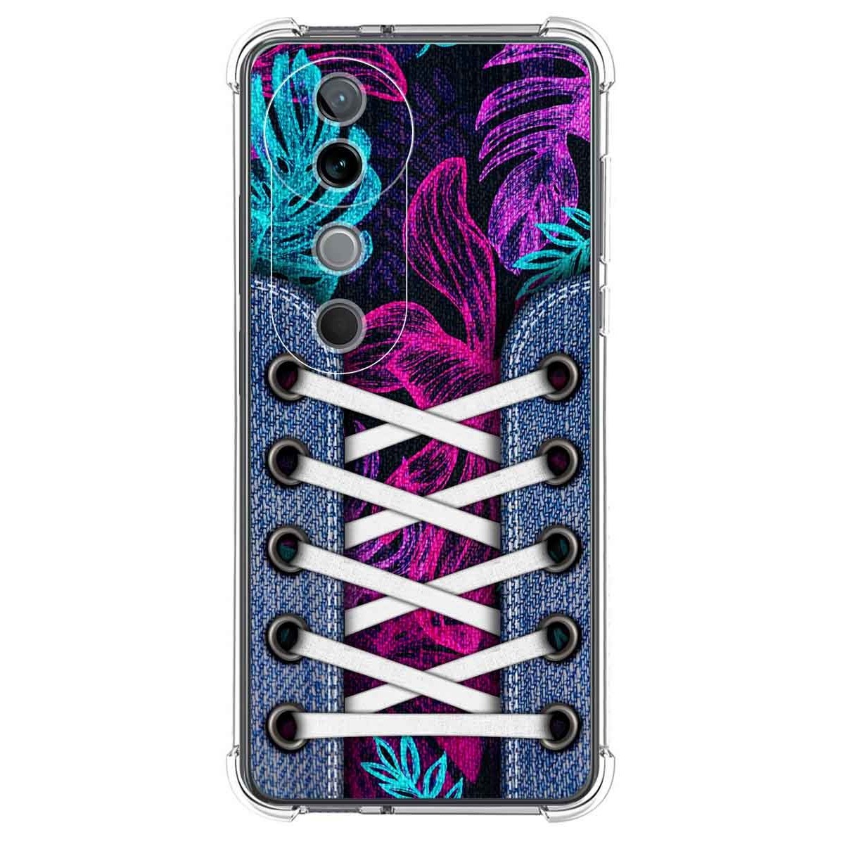 Funda Silicona Antigolpes para Vivo V40 5G diseño Zapatillas 07 Dibujos