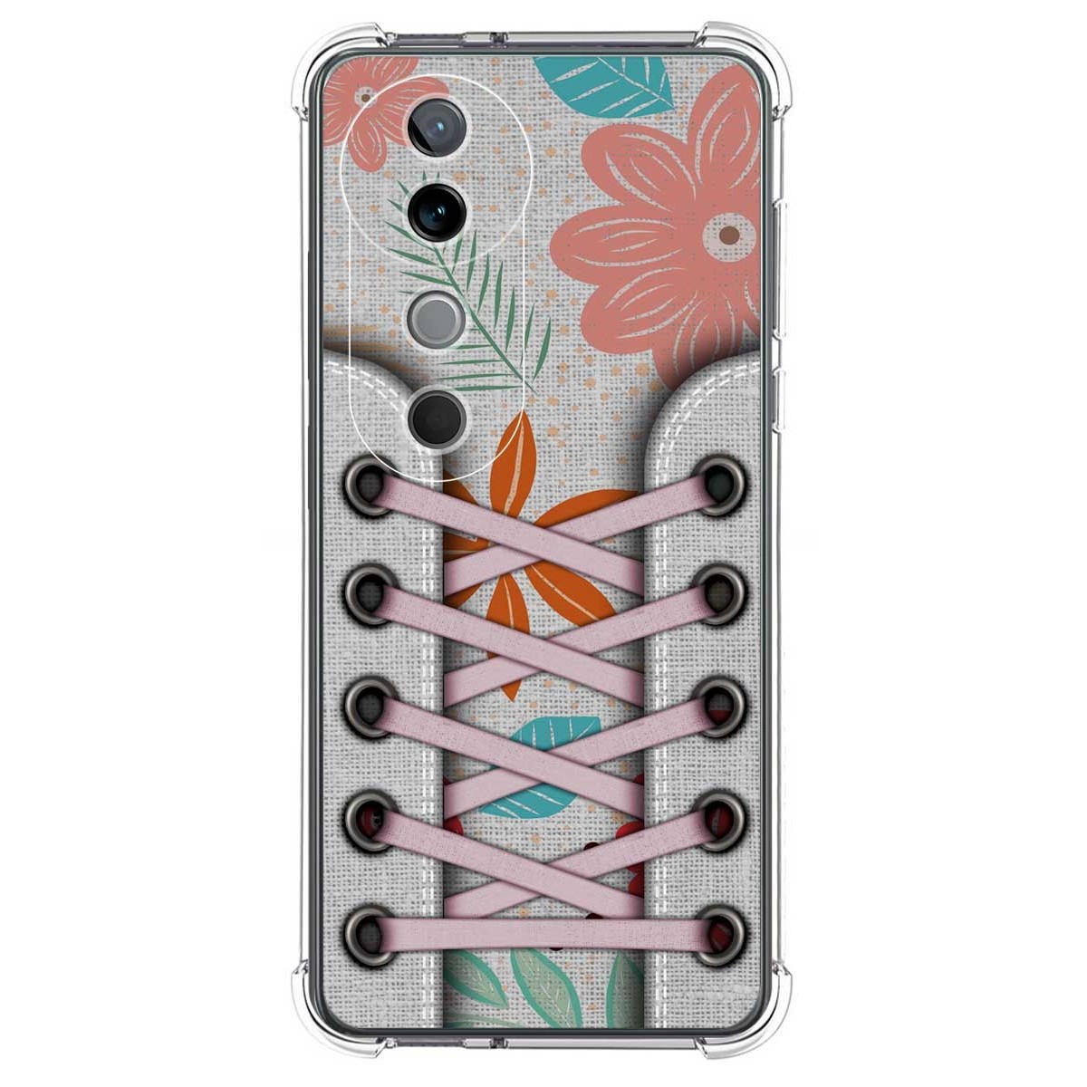 Funda Silicona Antigolpes para Vivo V40 5G diseño Zapatillas 09 Dibujos