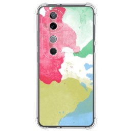 Funda Silicona Antigolpes para Vivo V40 5G diseño Acuarela 02 Dibujos