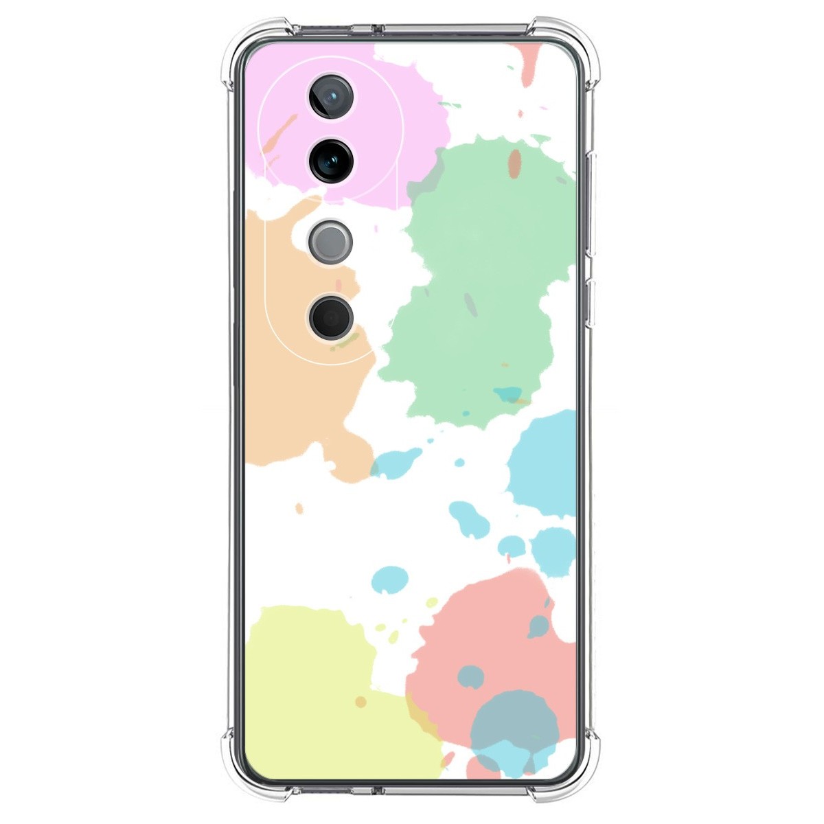 Funda Silicona Antigolpes para Vivo V40 5G diseño Acuarela 05 Dibujos