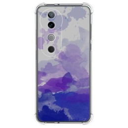 Funda Silicona Antigolpes para Vivo V40 5G diseño Acuarela 09 Dibujos