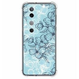 Funda Silicona Antigolpes para Vivo V40 5G diseño Flores 03 Dibujos