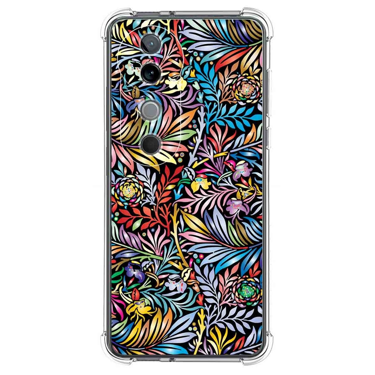 Funda Silicona Antigolpes para Vivo V40 5G diseño Flores 04 Dibujos