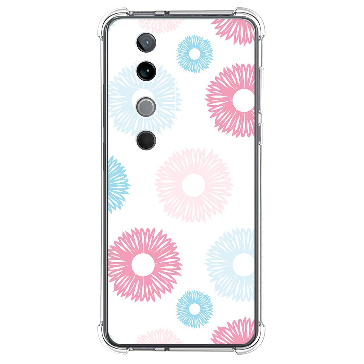 Funda Silicona Antigolpes para Vivo V40 5G diseño Flores 06 Dibujos