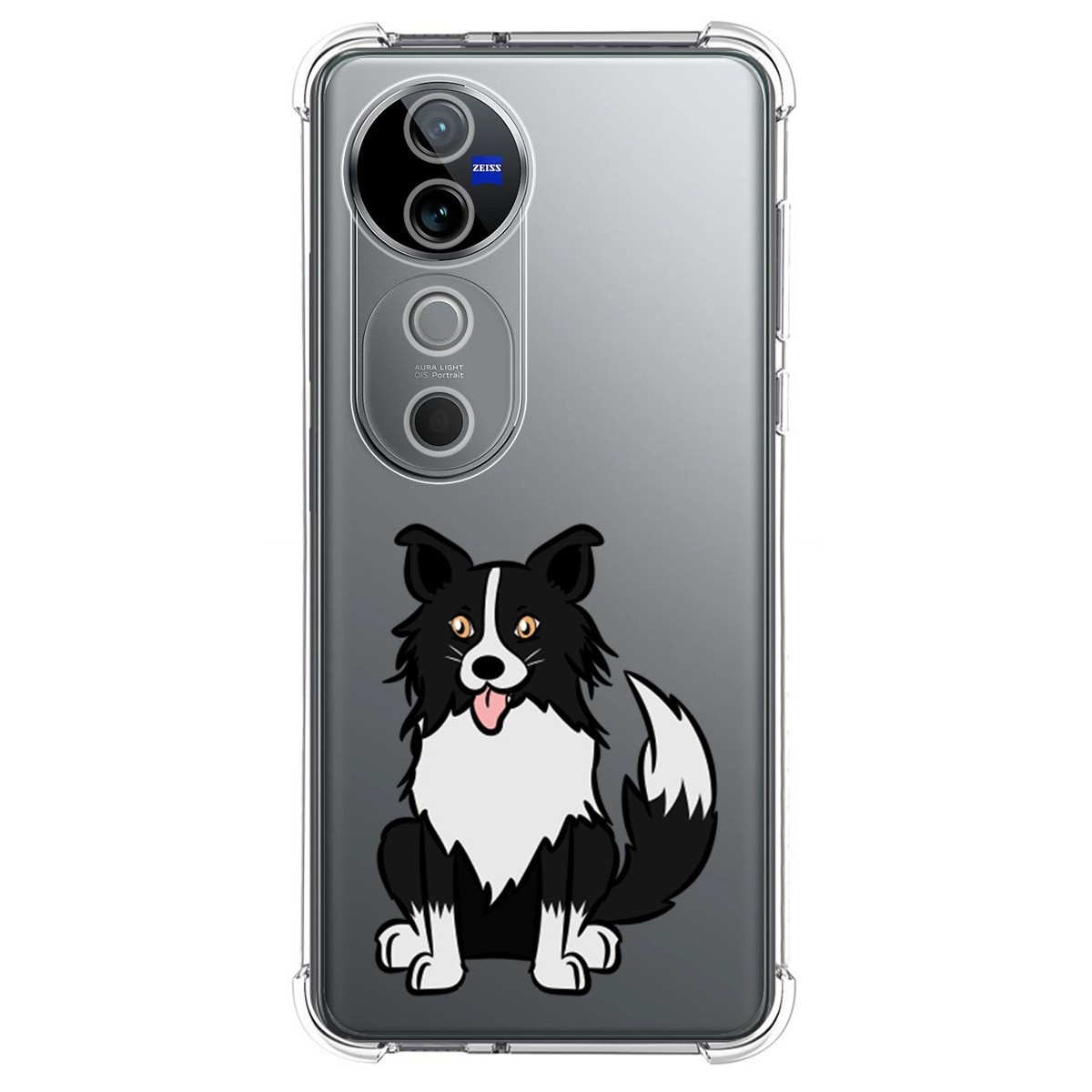 Funda Silicona Antigolpes para Vivo V40 5G diseño Perros 01 Dibujos
