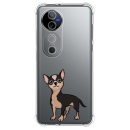 Funda Silicona Antigolpes para Vivo V40 5G diseño Perros 05 Dibujos