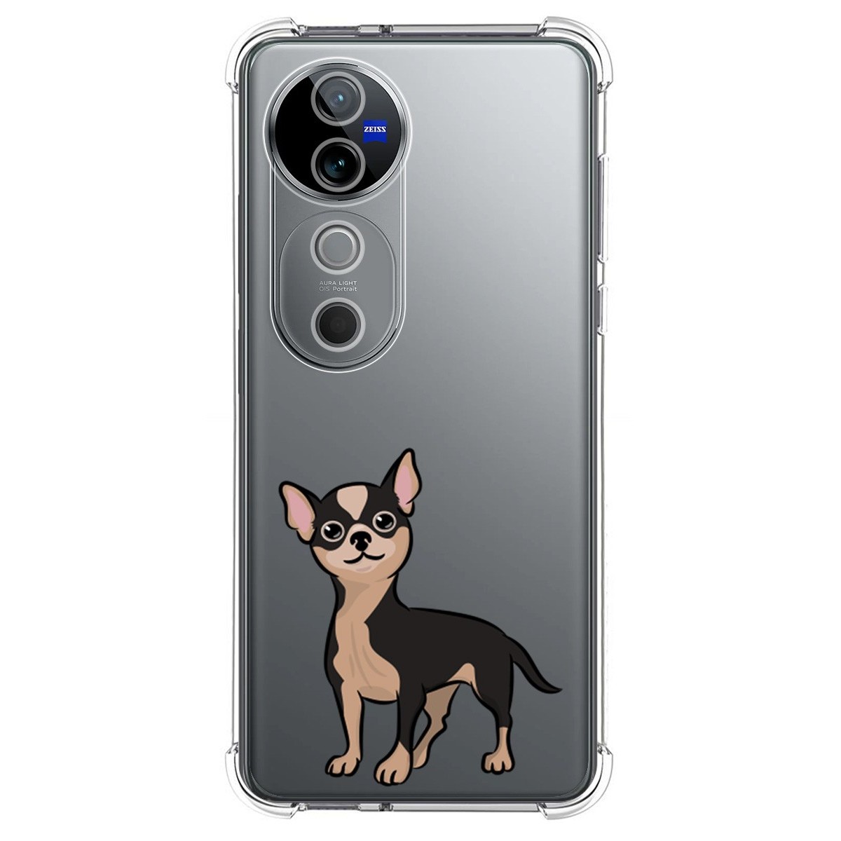Funda Silicona Antigolpes para Vivo V40 5G diseño Perros 05 Dibujos