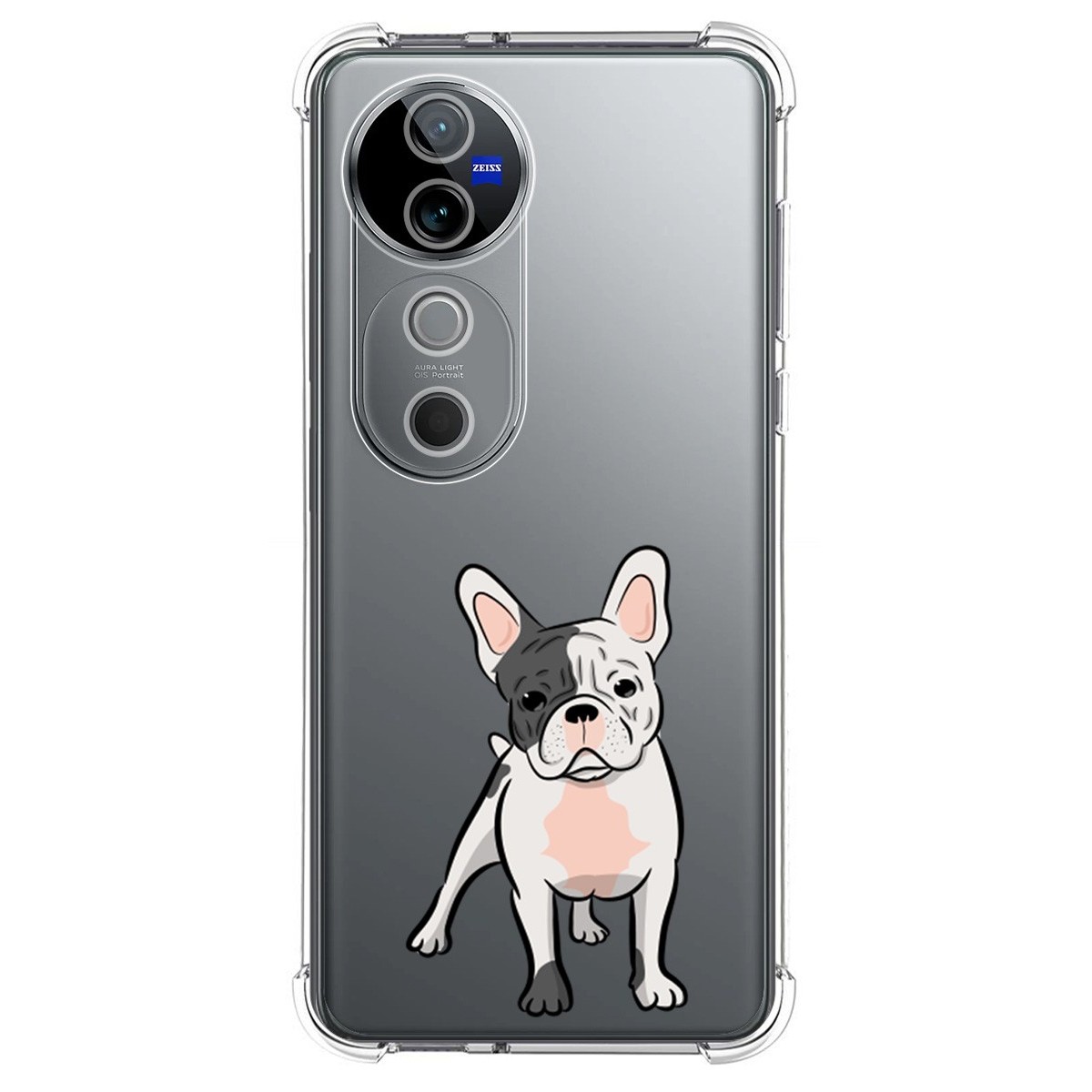 Funda Silicona Antigolpes para Vivo V40 5G diseño Perros 06 Dibujos