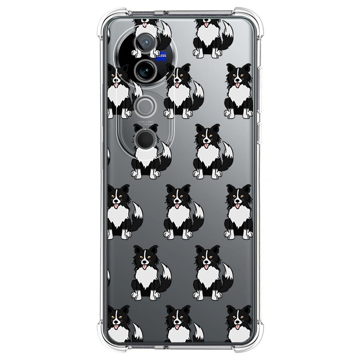 Funda Silicona Antigolpes para Vivo V40 5G diseño Perros 07 Dibujos