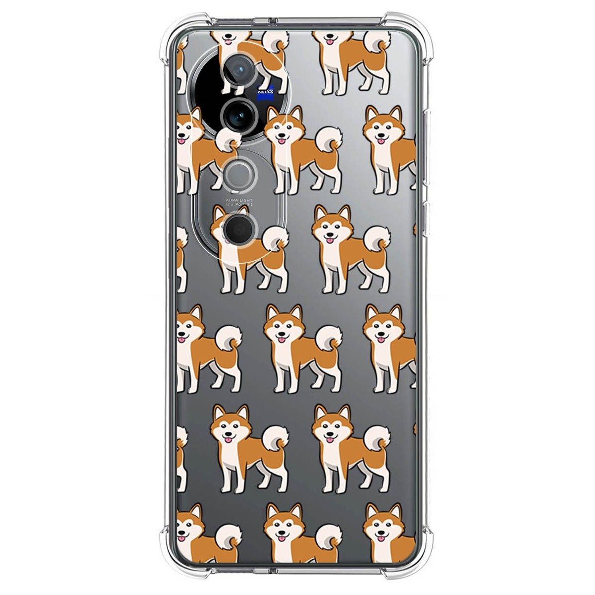 Funda Silicona Antigolpes para Vivo V40 5G diseño Perros 08 Dibujos