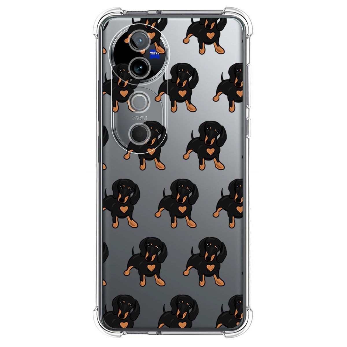 Funda Silicona Antigolpes para Vivo V40 5G diseño Perros 10 Dibujos