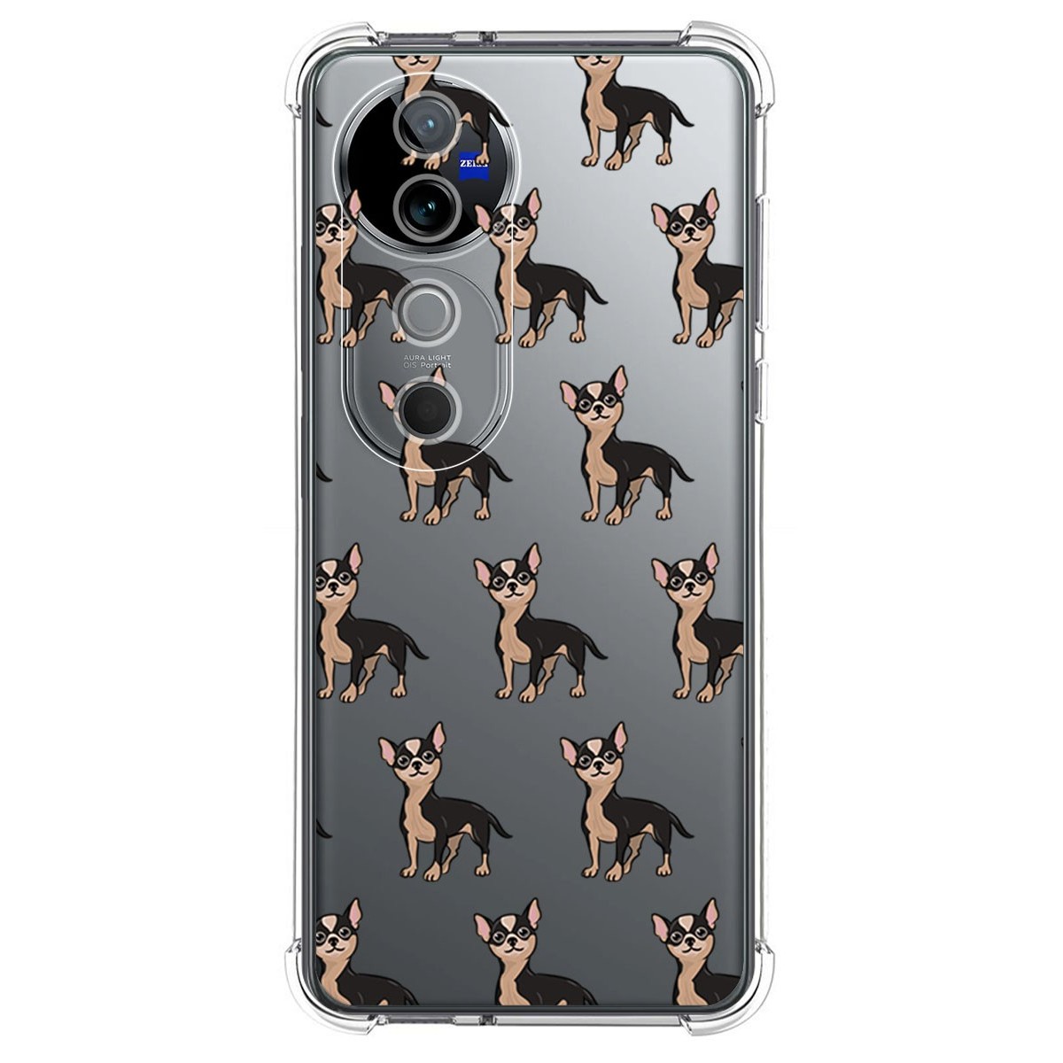 Funda Silicona Antigolpes para Vivo V40 5G diseño Perros 11 Dibujos