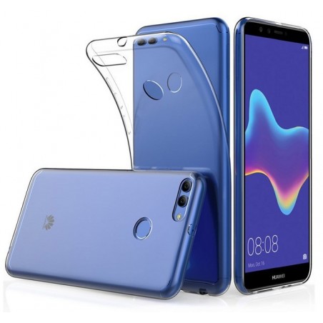 Funda Gel Tpu Fina Ultra-Thin 0,5mm Transparente para Huawei Y9 2018