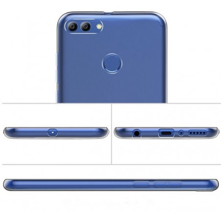 Funda Gel Tpu Fina Ultra-Thin 0,5mm Transparente para Huawei Y9 2018