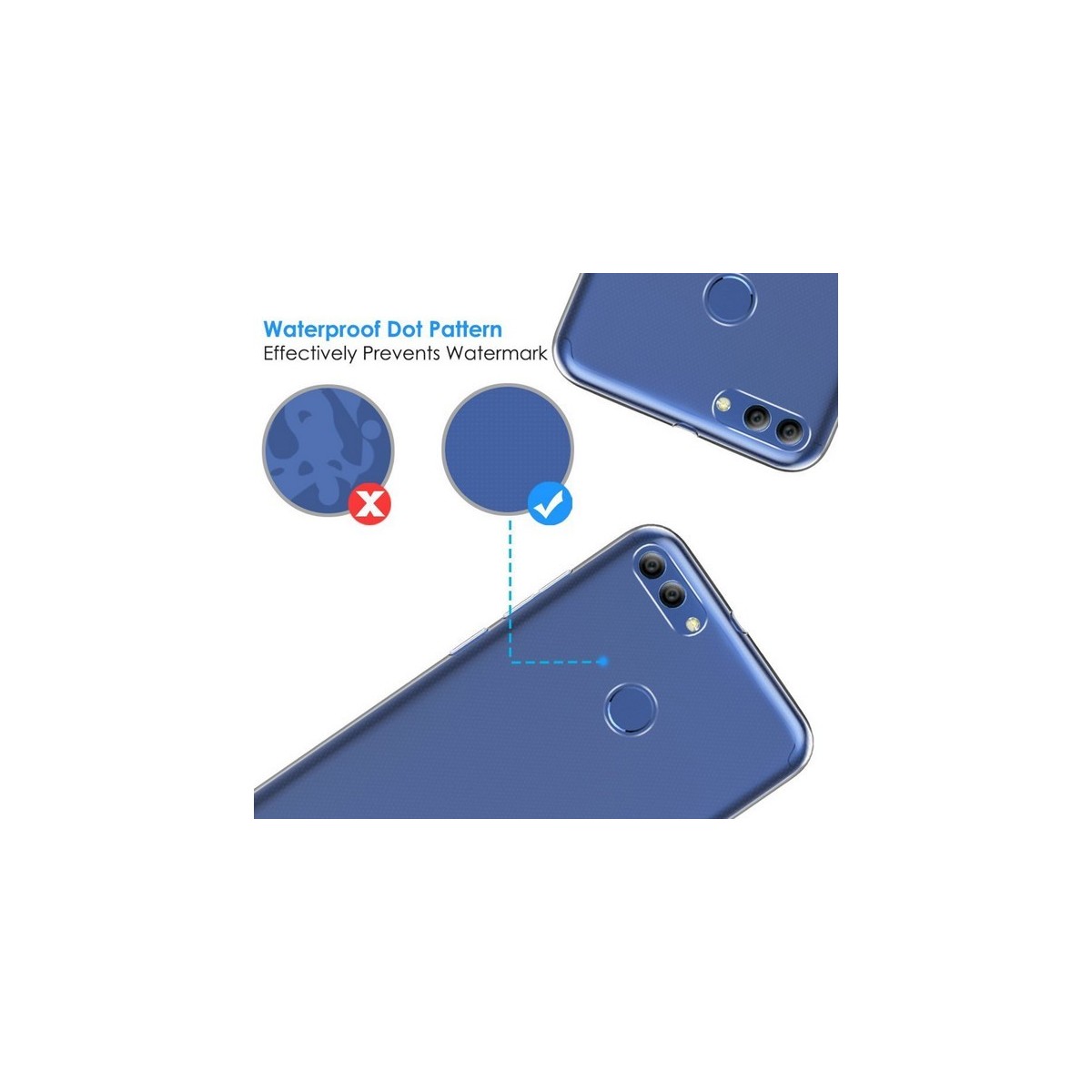 Funda Gel Tpu Fina Ultra-Thin 0,5mm Transparente para Huawei Y9 2018