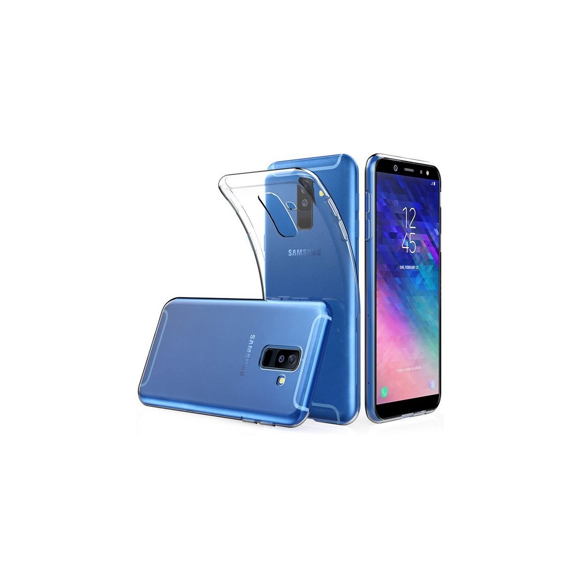 Funda Gel Tpu Fina Ultra-Thin 0,5mm Transparente para Samsung Galaxy A6 (2018)