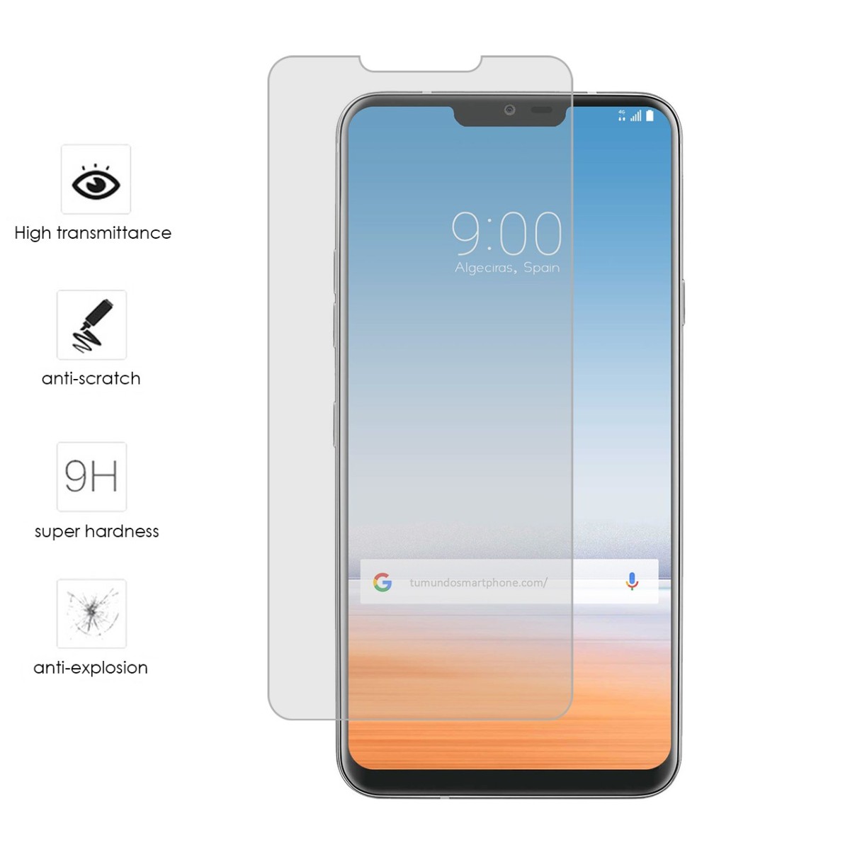 Protector Cristal Templado para Lg G7 Thinq Vidrio