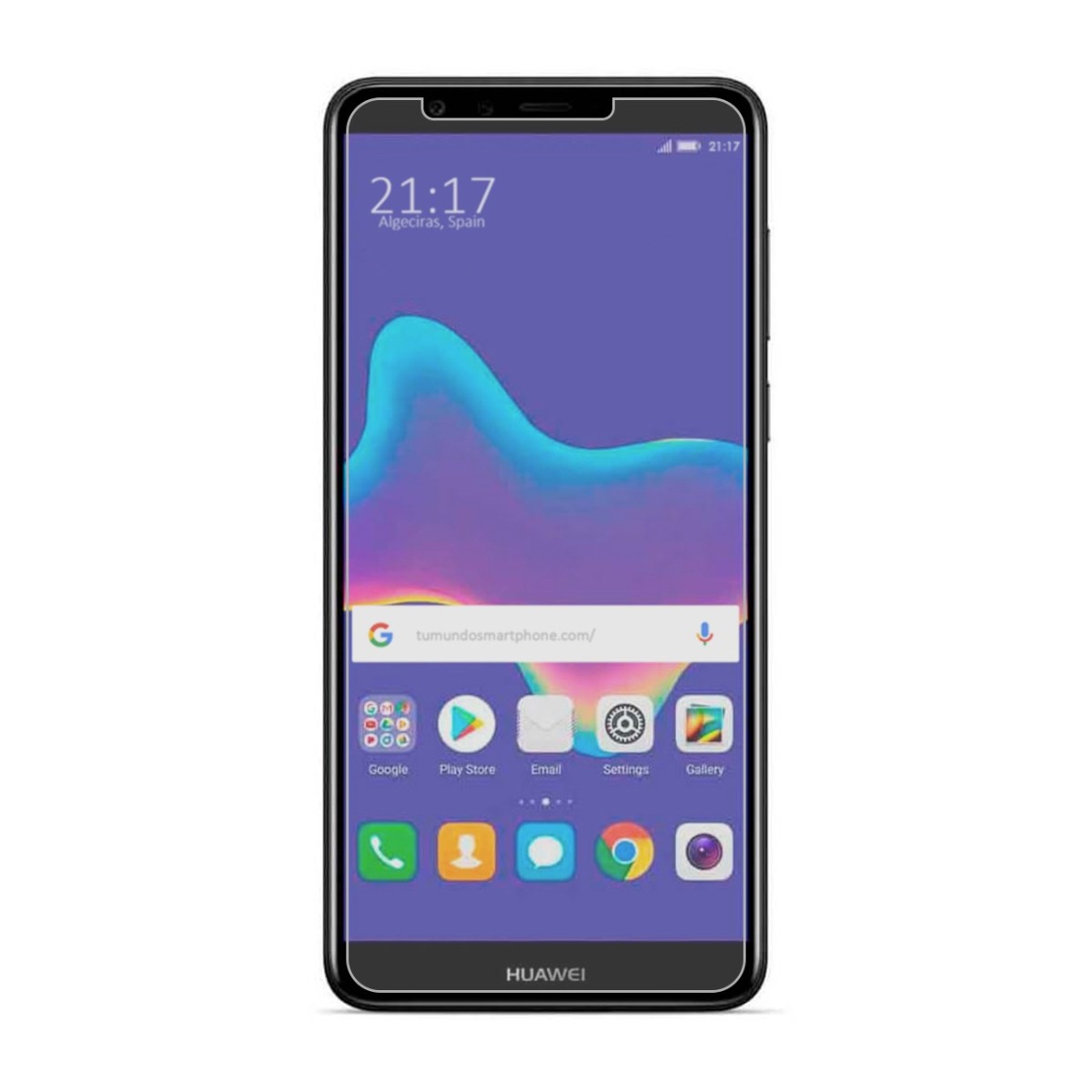 Protector Cristal Templado para Huawei Y9 2018 Vidrio