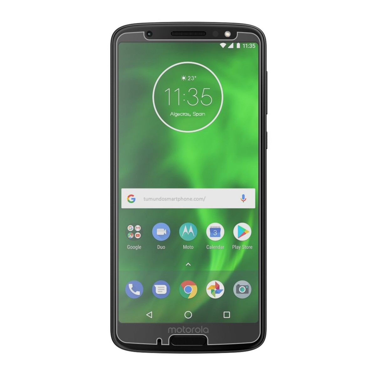 Protector Cristal Templado para Motorola Moto G6 Plus Vidrio