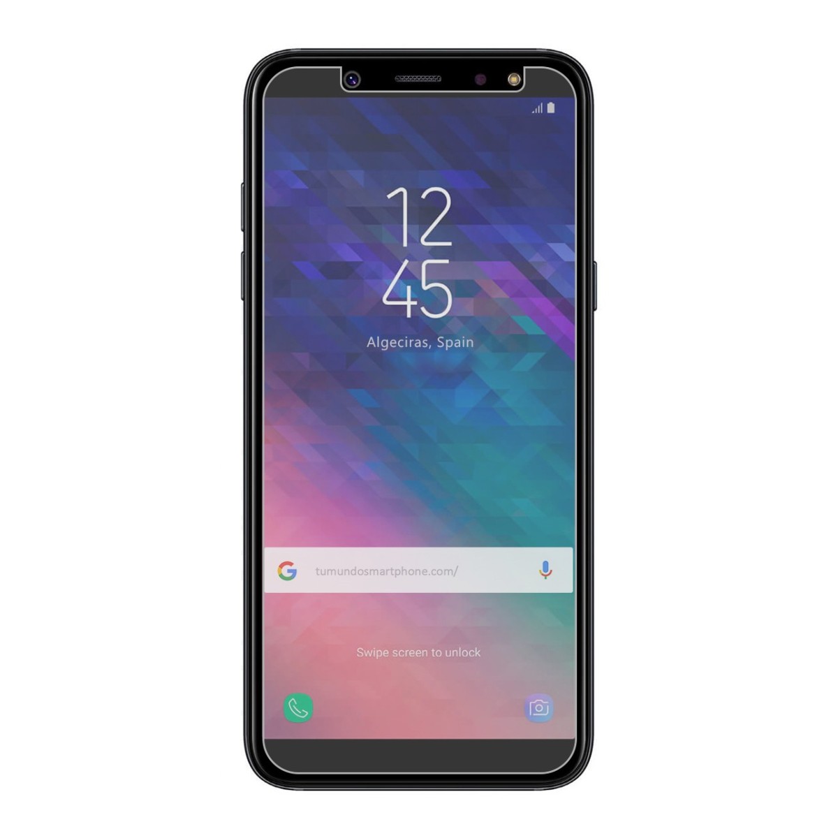 Protector Cristal Templado para Samsung Galaxy A6 Plus (2018) Vidrio