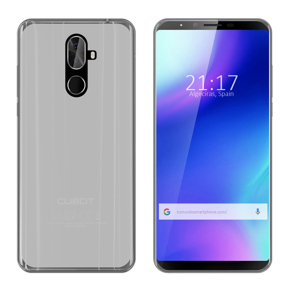 Funda Gel Tpu para Cubot X18 Plus Color Transparente