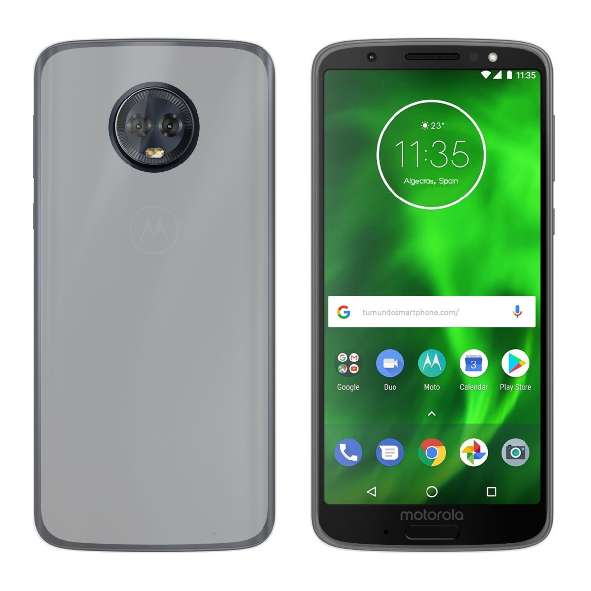 Funda Gel Tpu para Motorola Moto G6 Plus Color Transparente