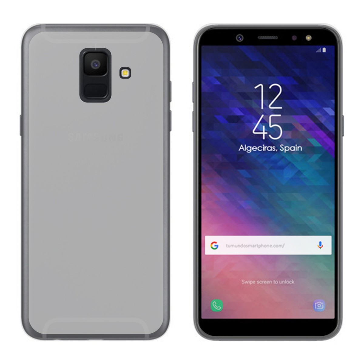 Funda Gel Tpu para Samsung Galaxy A6 (2018) Color Transparente